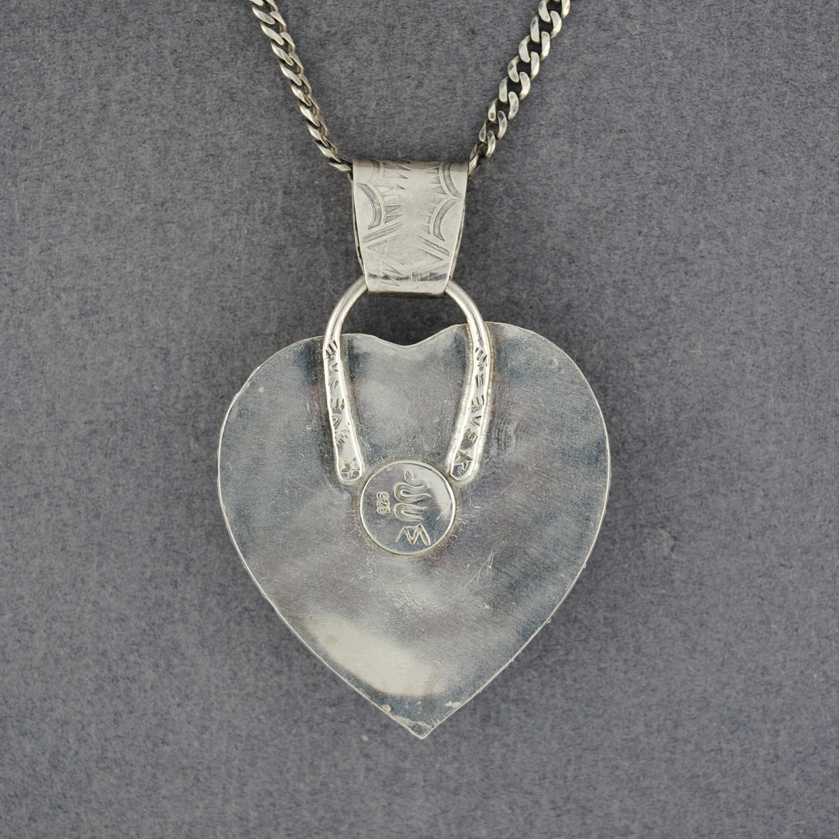 Metalstory Turquoise Heart Necklace
