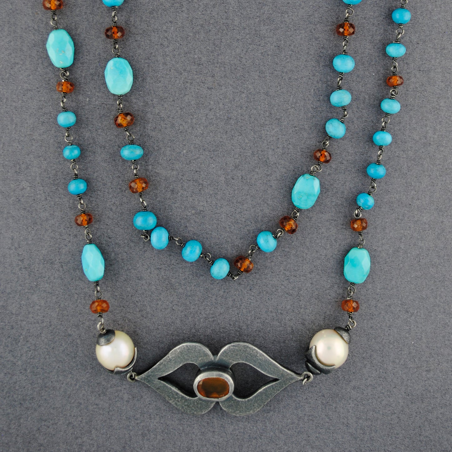 Ewa Z. Sleziona Jewelry Custom Turquoise Necklace