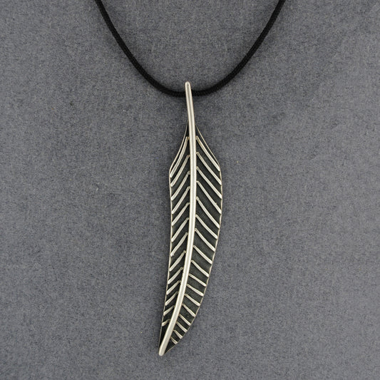 Musibatty Leaf Pendant on Cord - Merida, Mexico