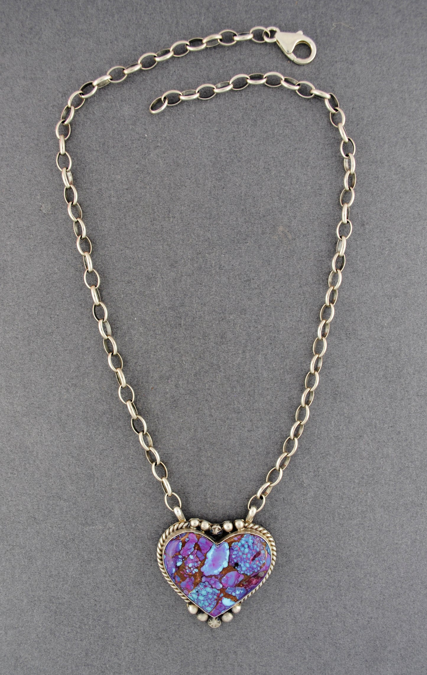 Mohave Turquoise Heart Necklace