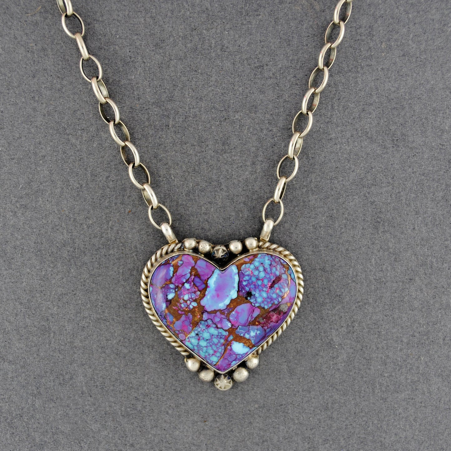 Mohave Turquoise Heart Necklace