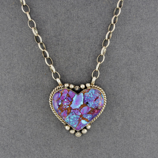 Mohave Turquoise Heart Necklace