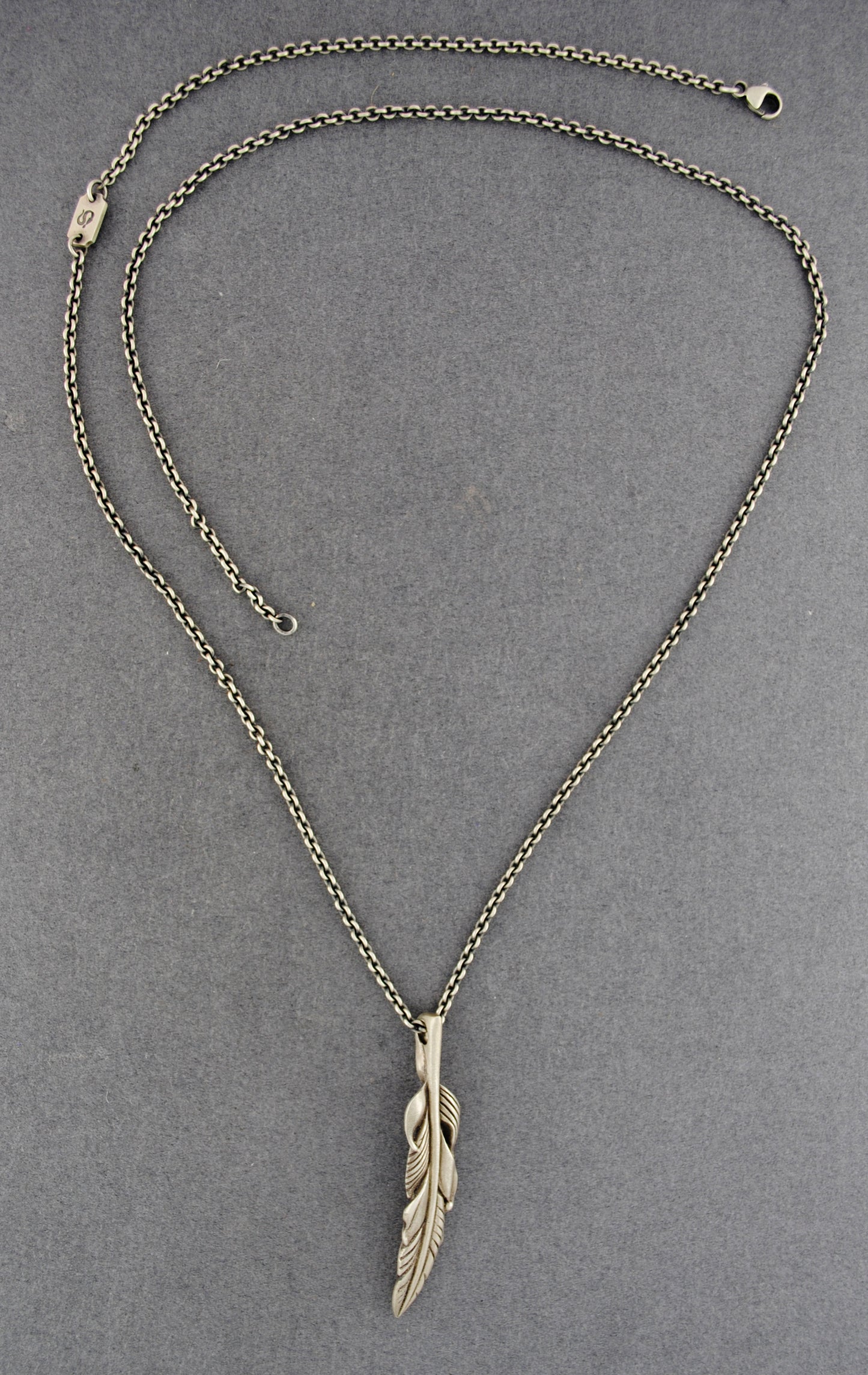 Baroque Feather Necklace