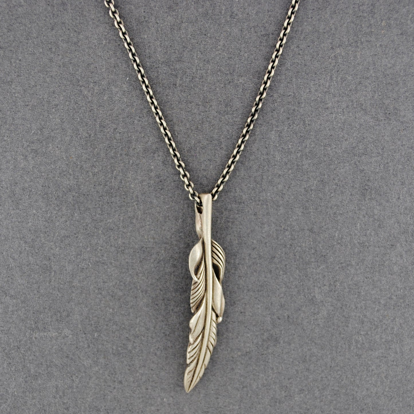 Baroque Feather Necklace