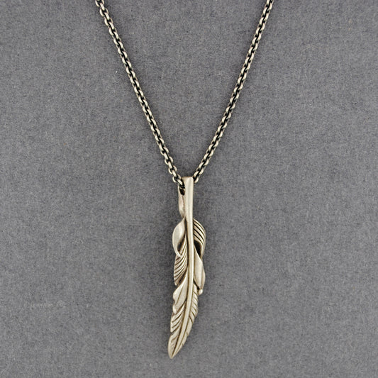 Baroque Feather Necklace