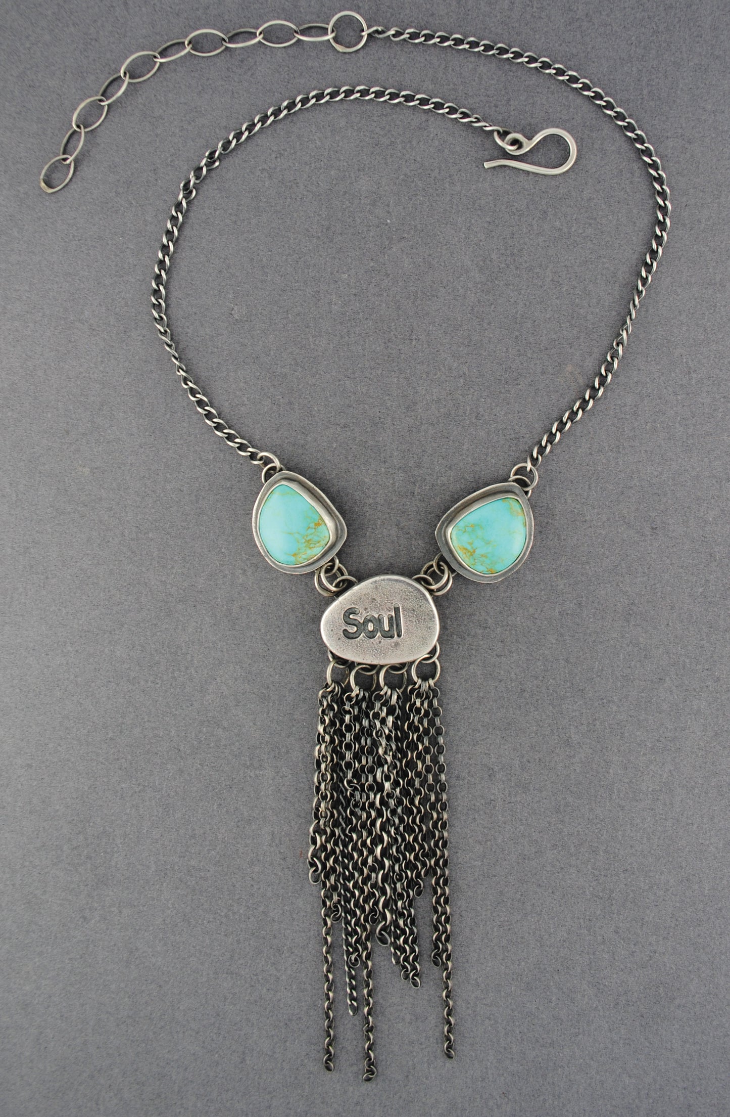 Mercury Orchid Custom Soul Turquoise Necklace