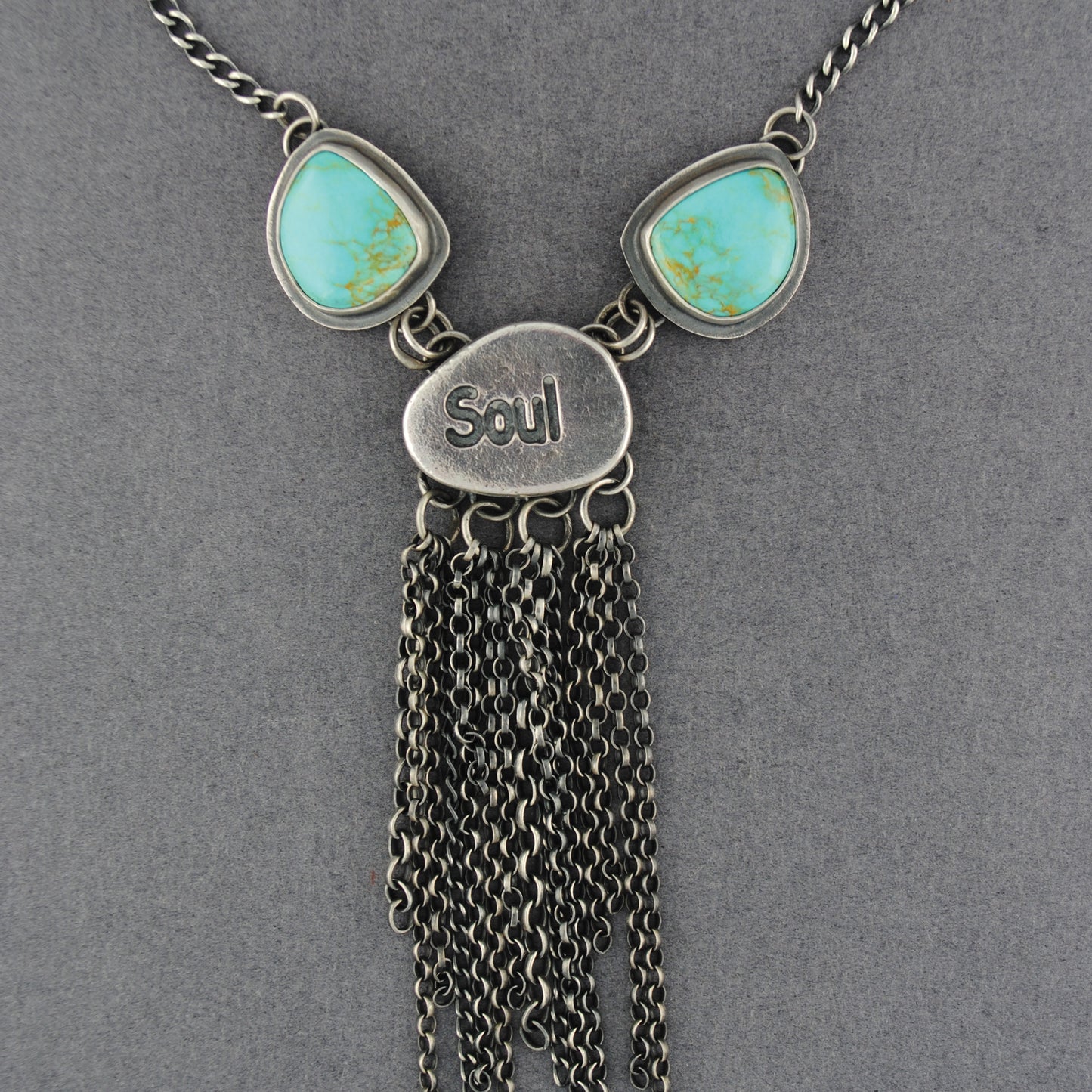 Mercury Orchid Custom Soul Turquoise Necklace