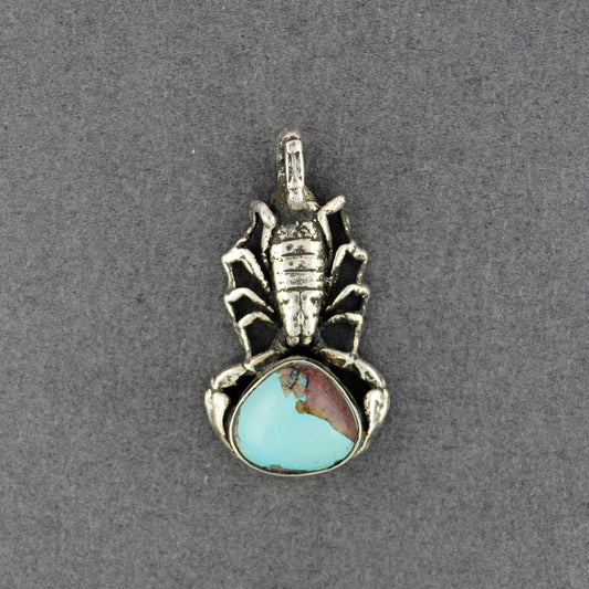 Turquoise Scorpion Pendant