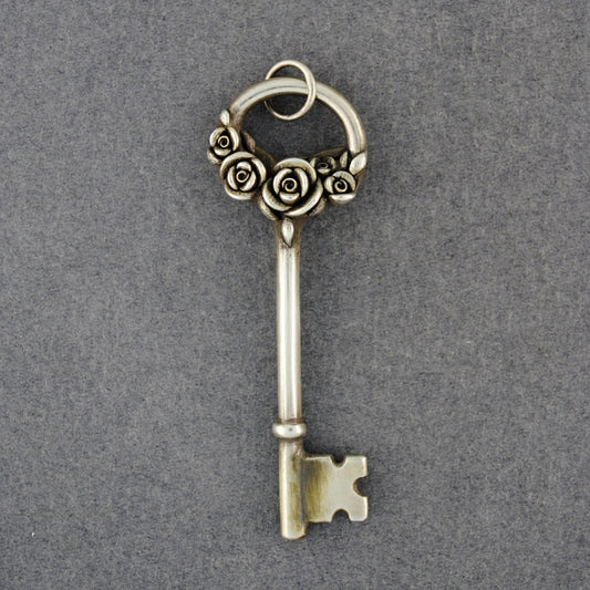 Rose Key Pendant