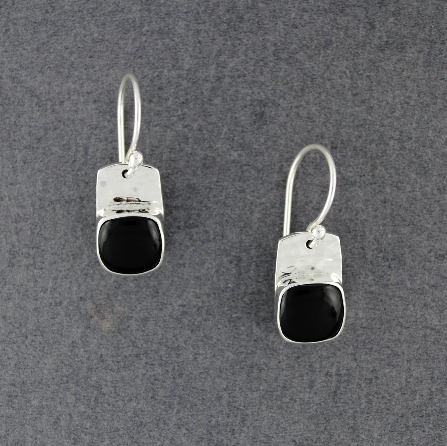 Vertice Obsidian Earrings