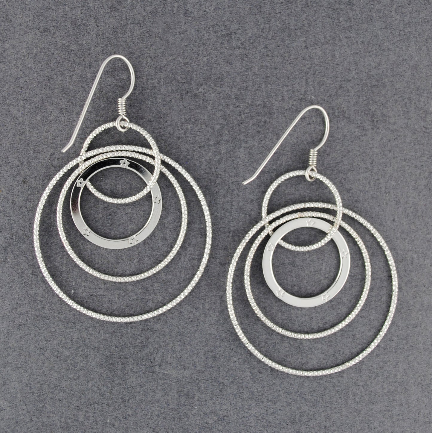 Sterling Silver Italian Dangle Earrings