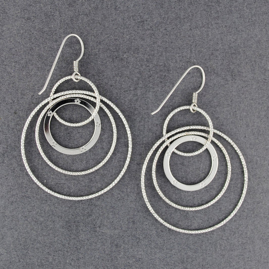 Sterling Silver Italian Dangle Earrings