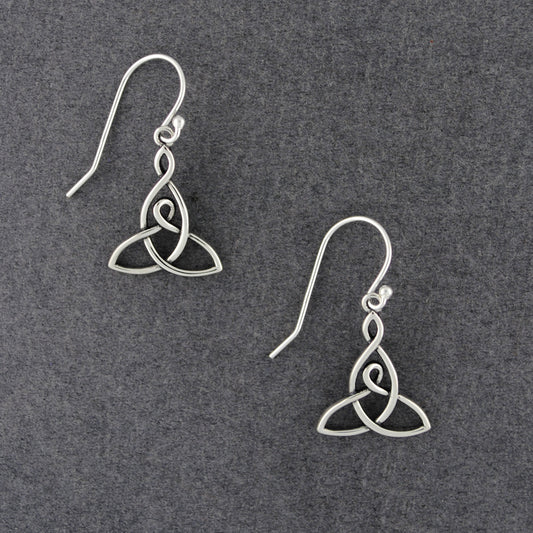 Sterling Silver Trinity Knot Earrings