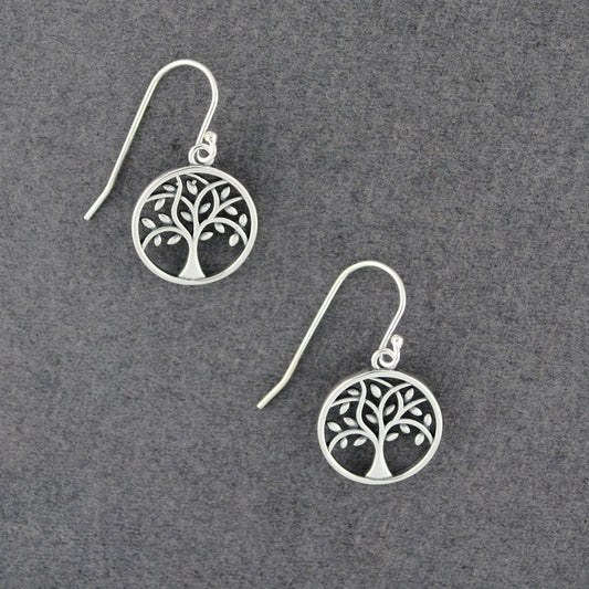 Sterling Silver Tree of Life  Earrings