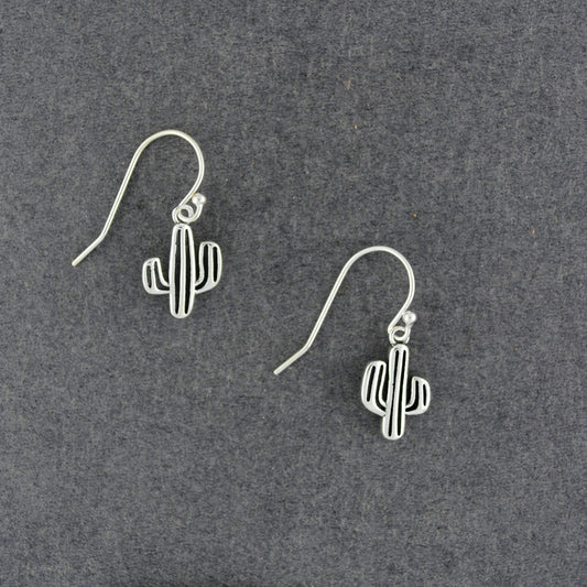 Sterling Silver Mini Cactus Earrings