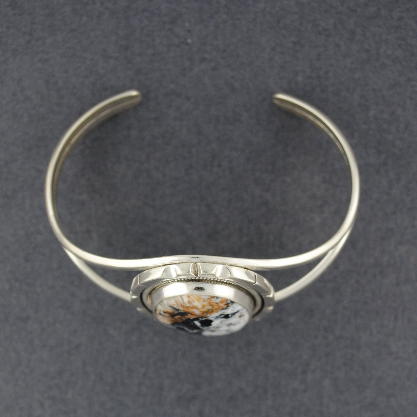 Sterling Silver White Buffalo Turquoise Cuff Bracelet