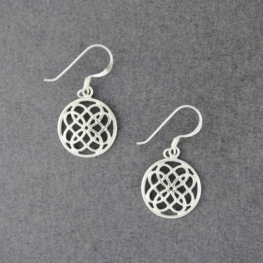 Sterling Silver Infinity Knot Earrings