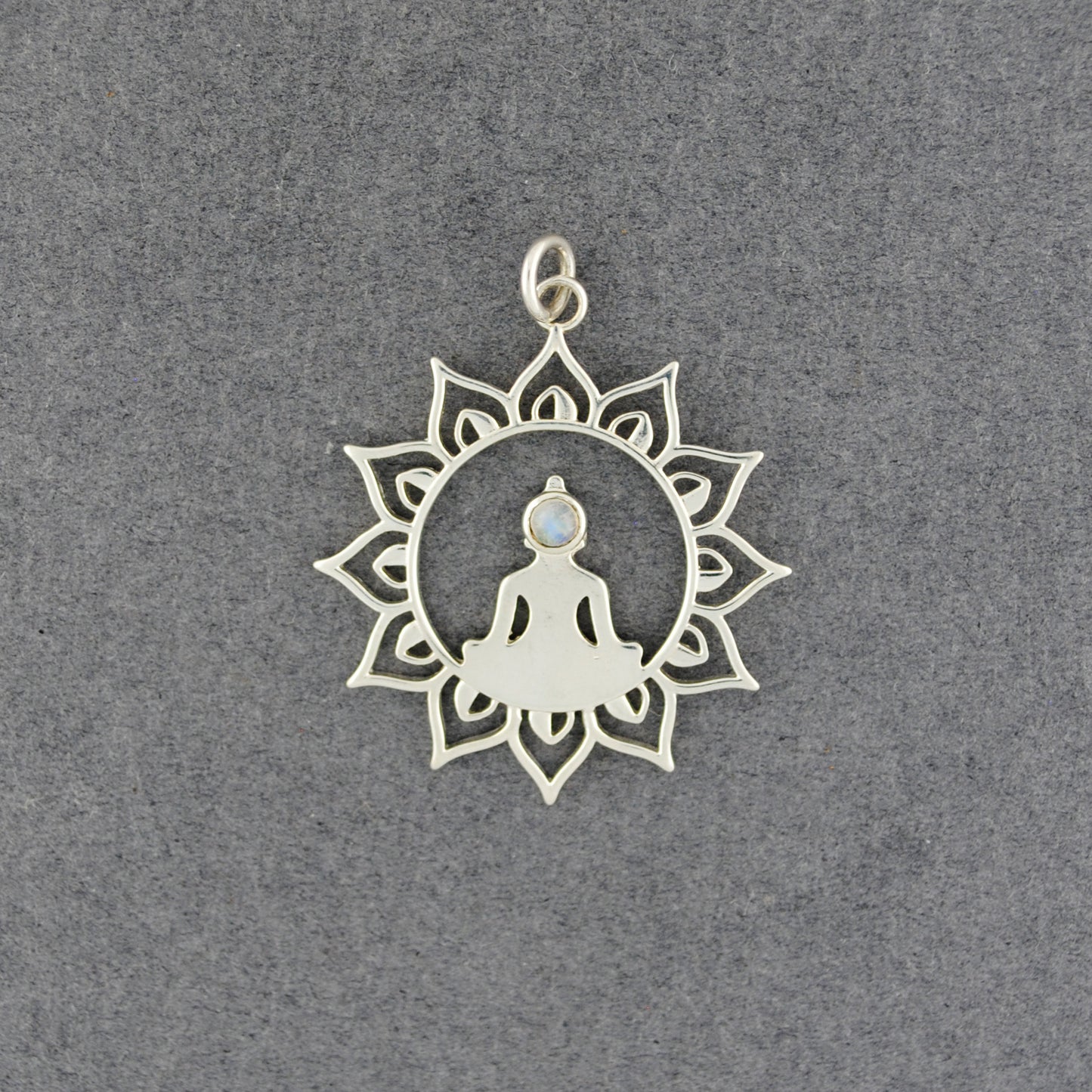 Sterling Silver Yogi Mandala Pendant