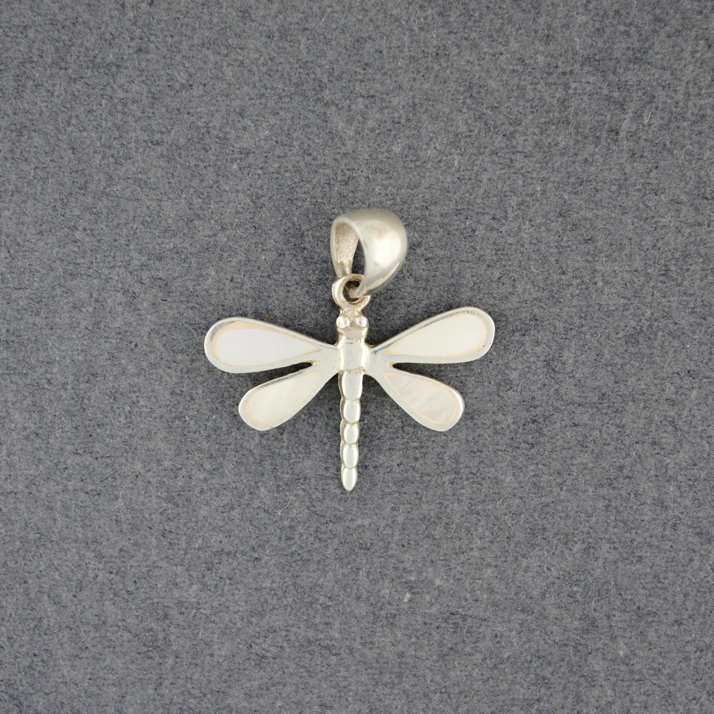 Sterling Silver Mother of Pearl Dragonfly