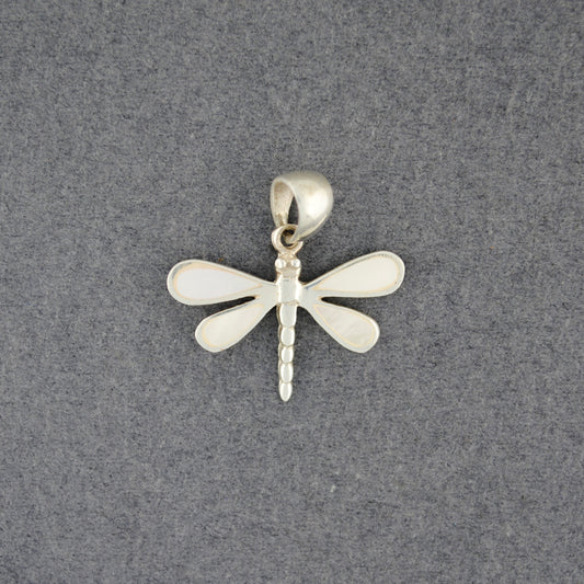 Sterling Silver Mother of Pearl Dragonfly
