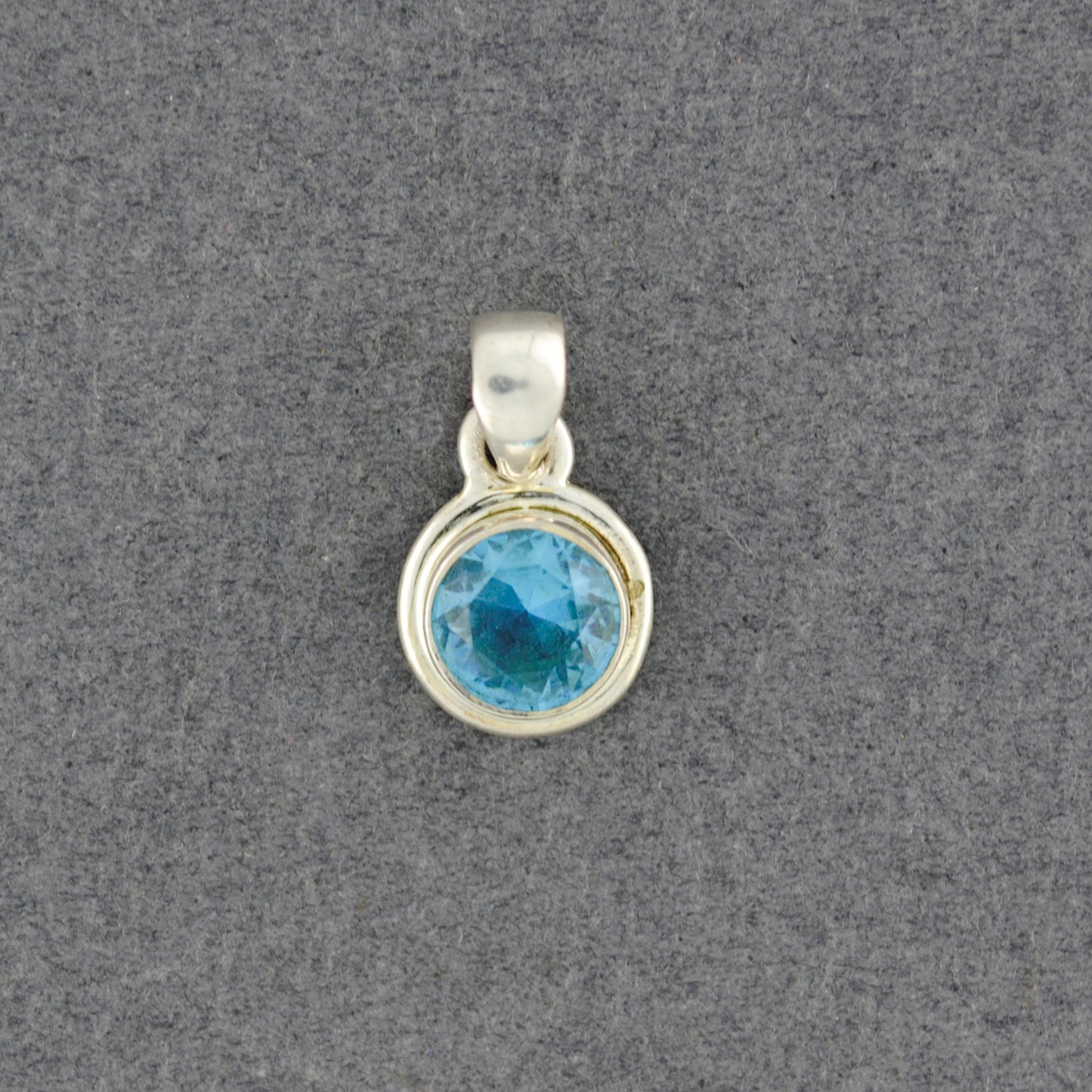 Sterling Silver Blue Quartz Pendant