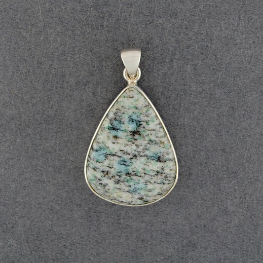 Sterling Silver K2 Teardrop Pendant
