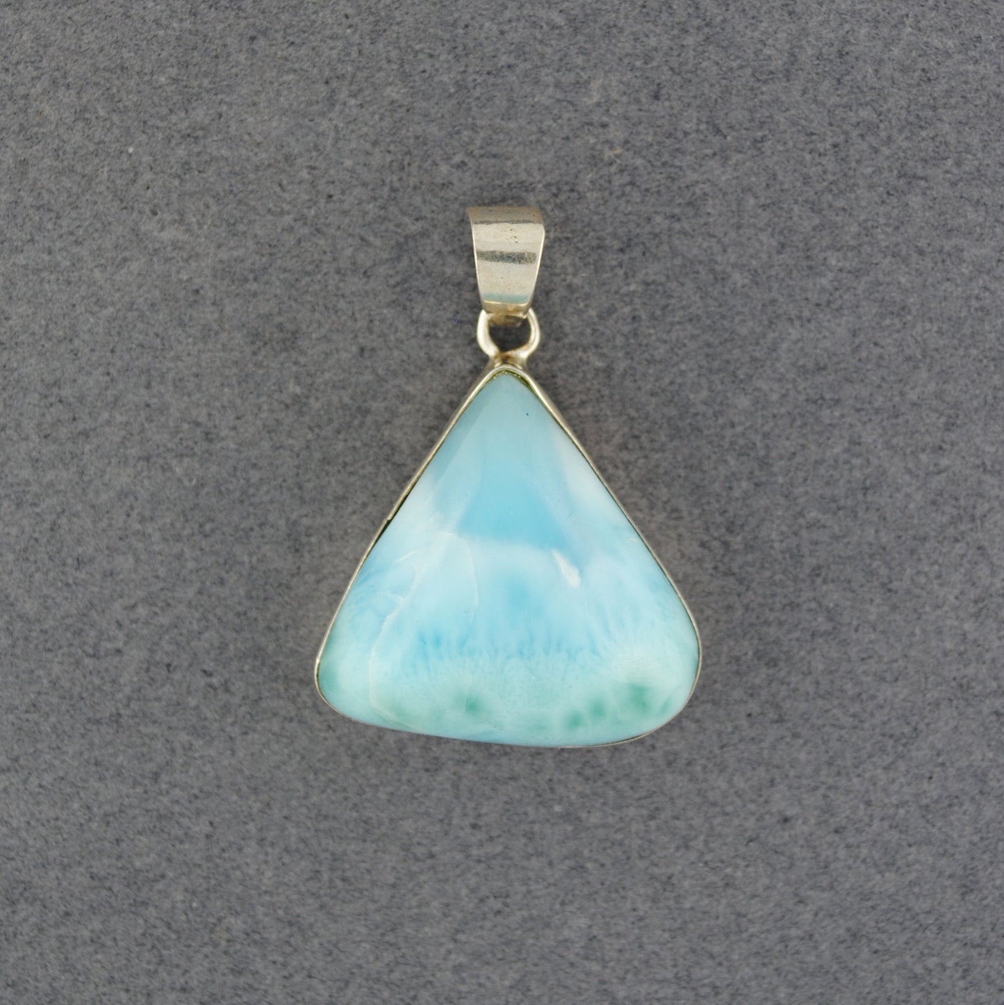 Sterling Silver Larimar Teardrop Pendant