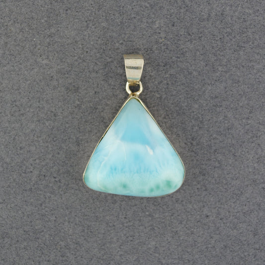 Sterling Silver Larimar Teardrop Pendant