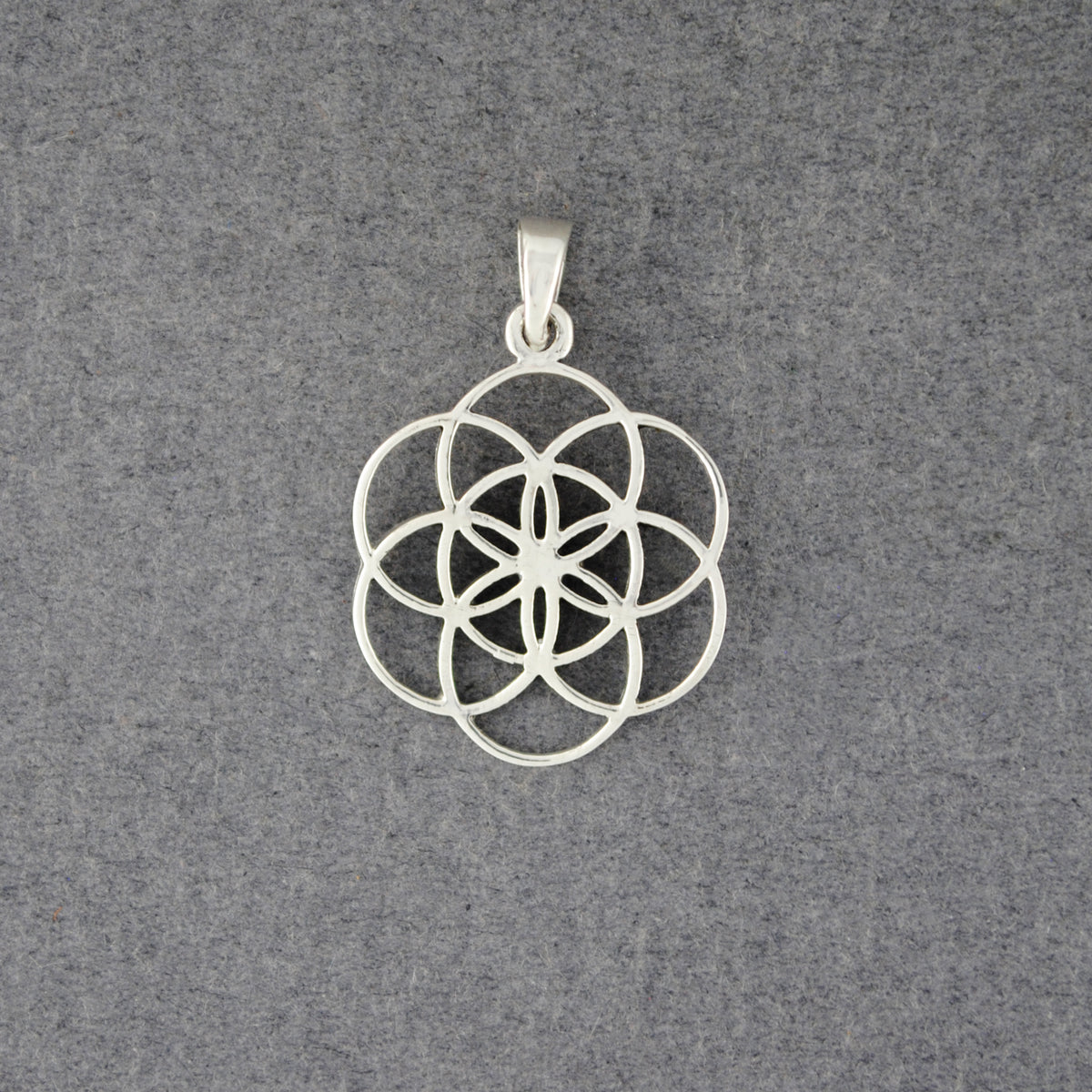 Sterling Silver Seed of Life Pendant