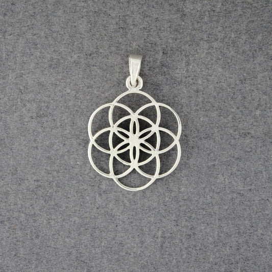Sterling Silver Seed of Life Pendant