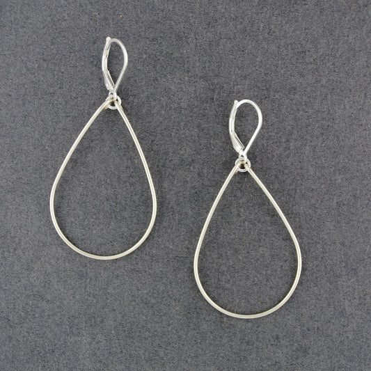 Sterling Silver Teardrop Earrings