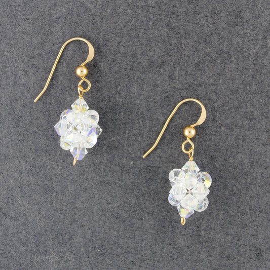 14K Gold Filled Rock Candy AB Swarovski Earrings