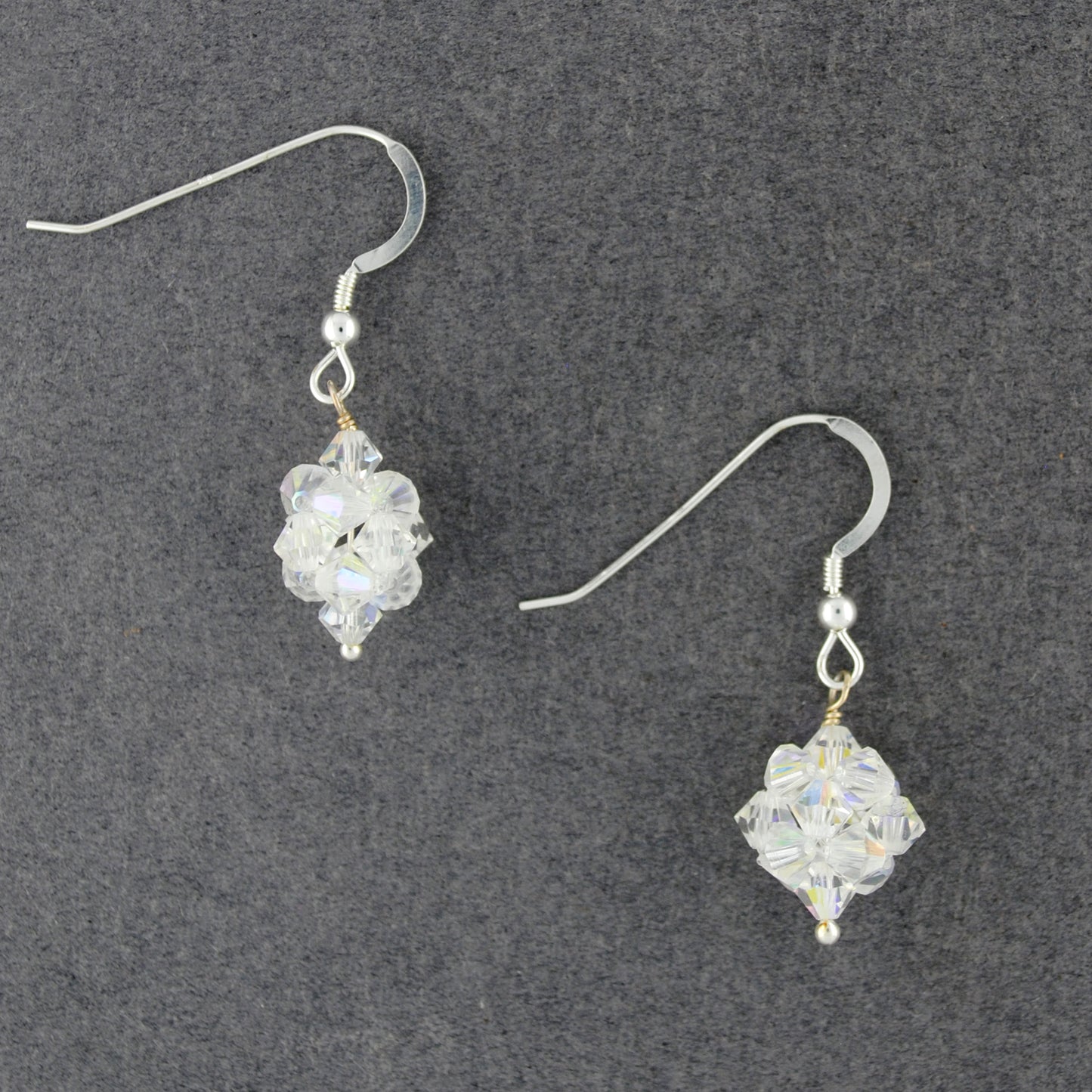 Sterling Silver Rock Candy AB Swarovski Earrings