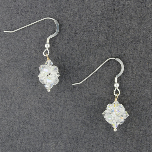 Sterling Silver Rock Candy AB Swarovski Earrings