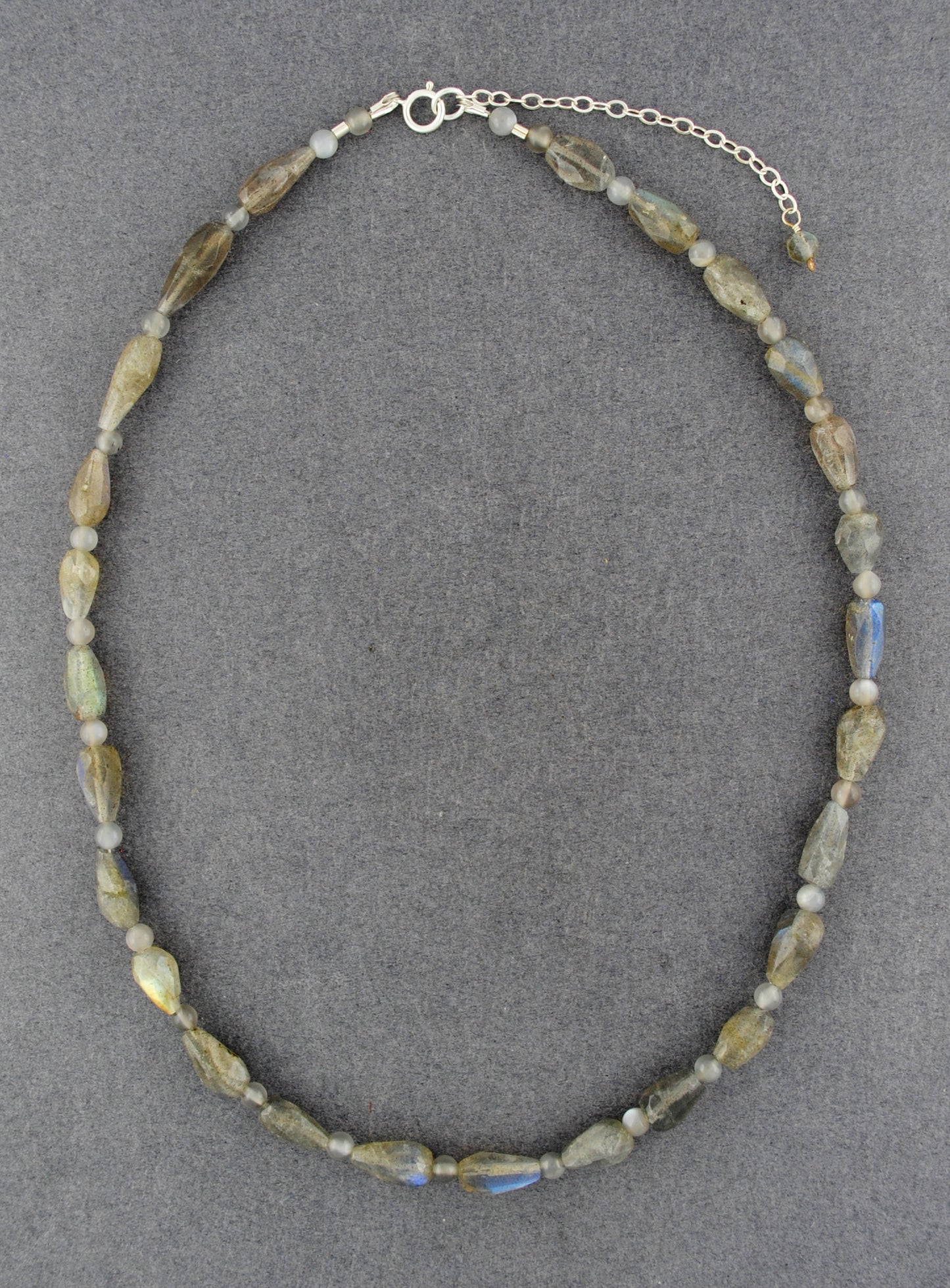 Sterling Silver Labradorite Necklace