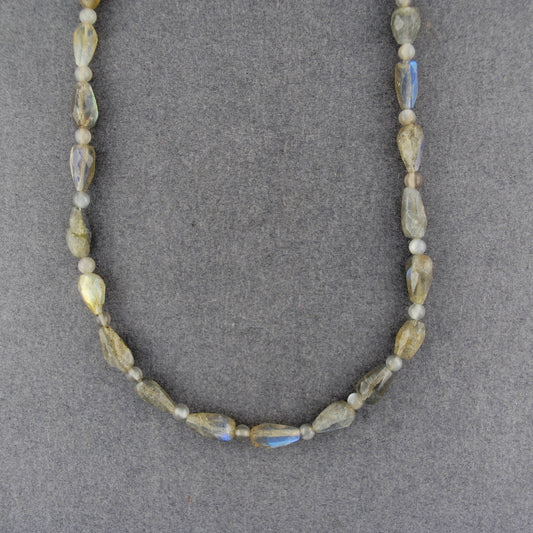 Sterling Silver Labradorite Necklace