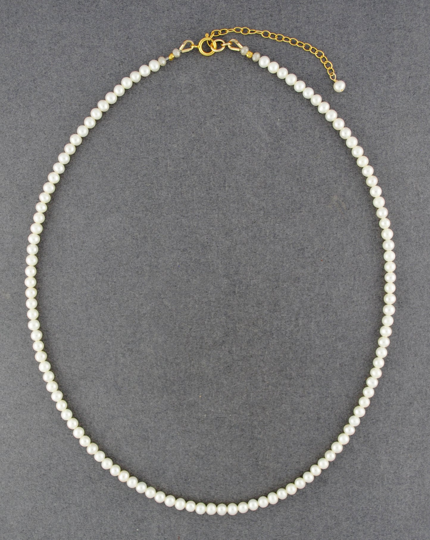 14K Gold Filled White Freshwater Pearl Necklace