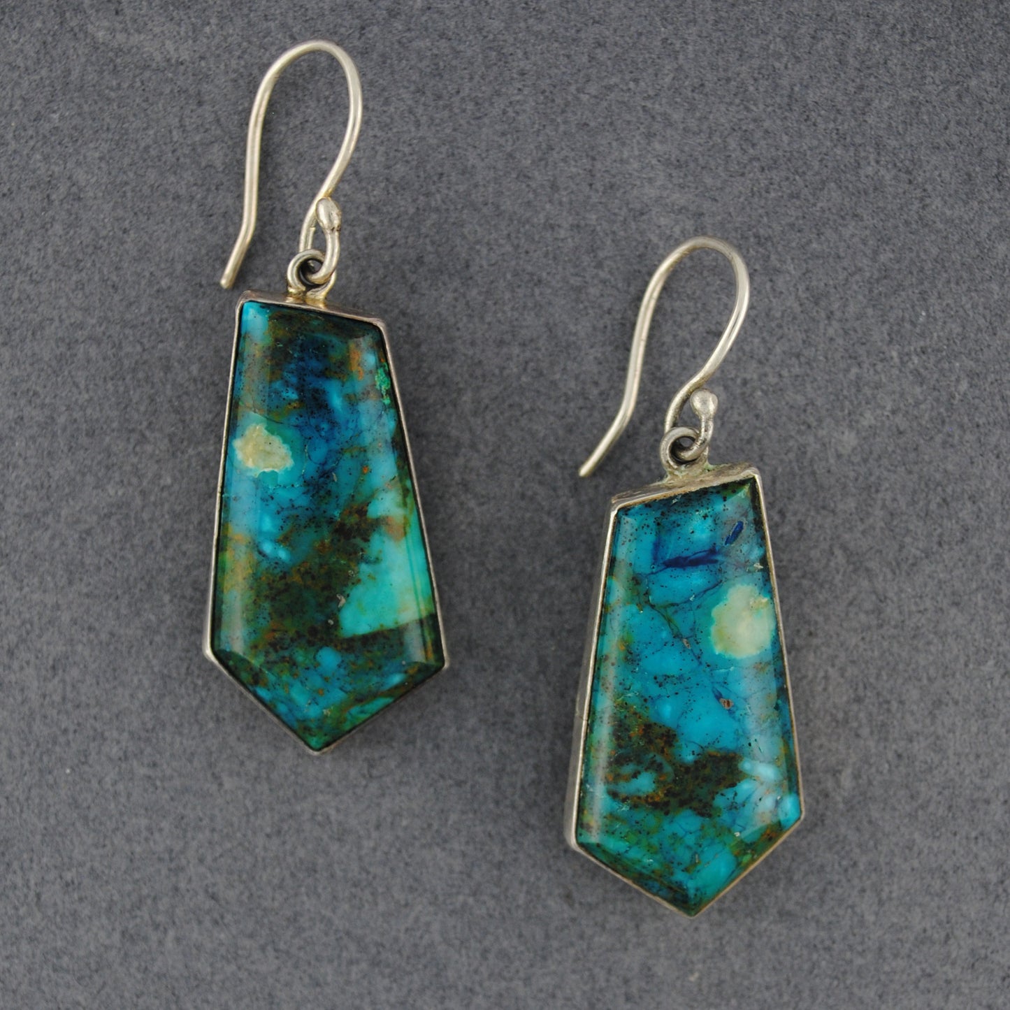 Azurite Estate Earrings