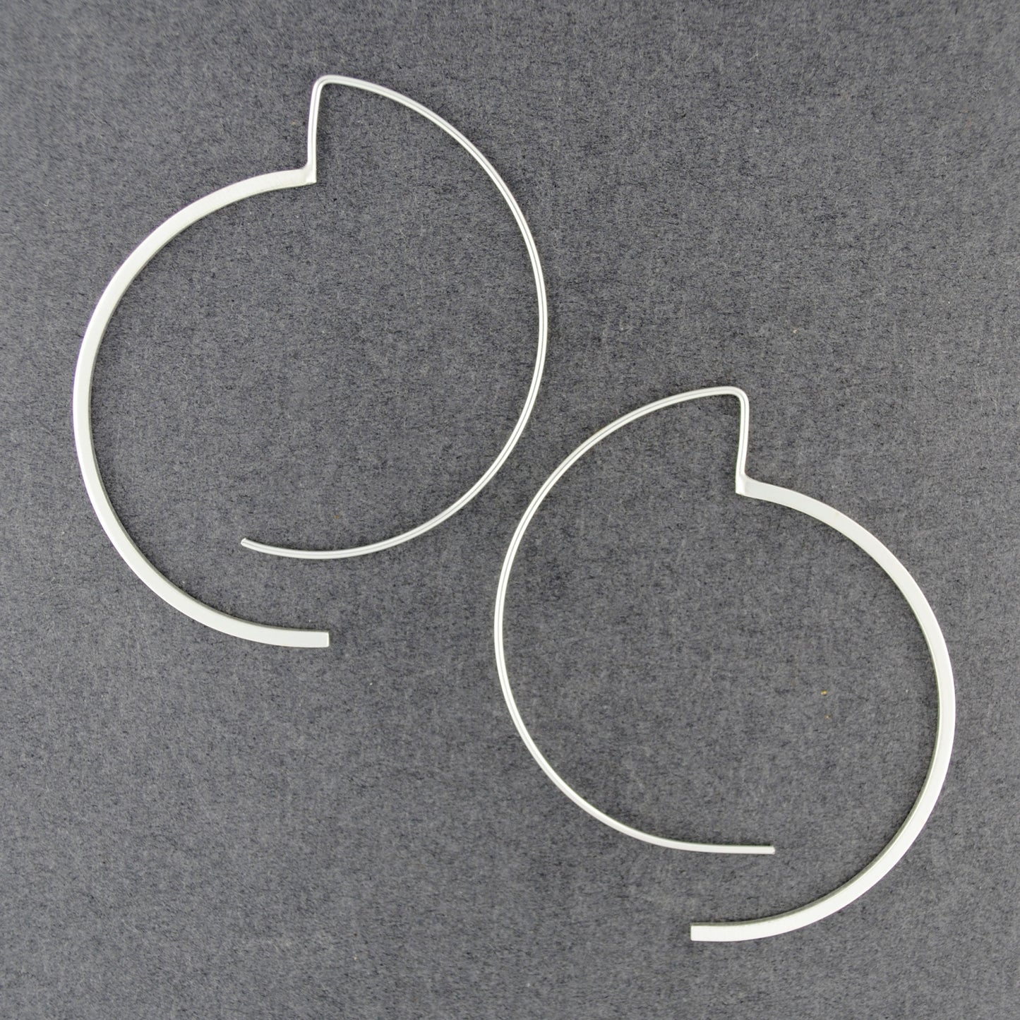 Swoop Open Hoop Earrings