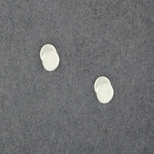 Layered Ovals Post Earrings