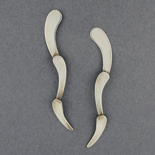 Sterling Cascading Teardrop Earrings