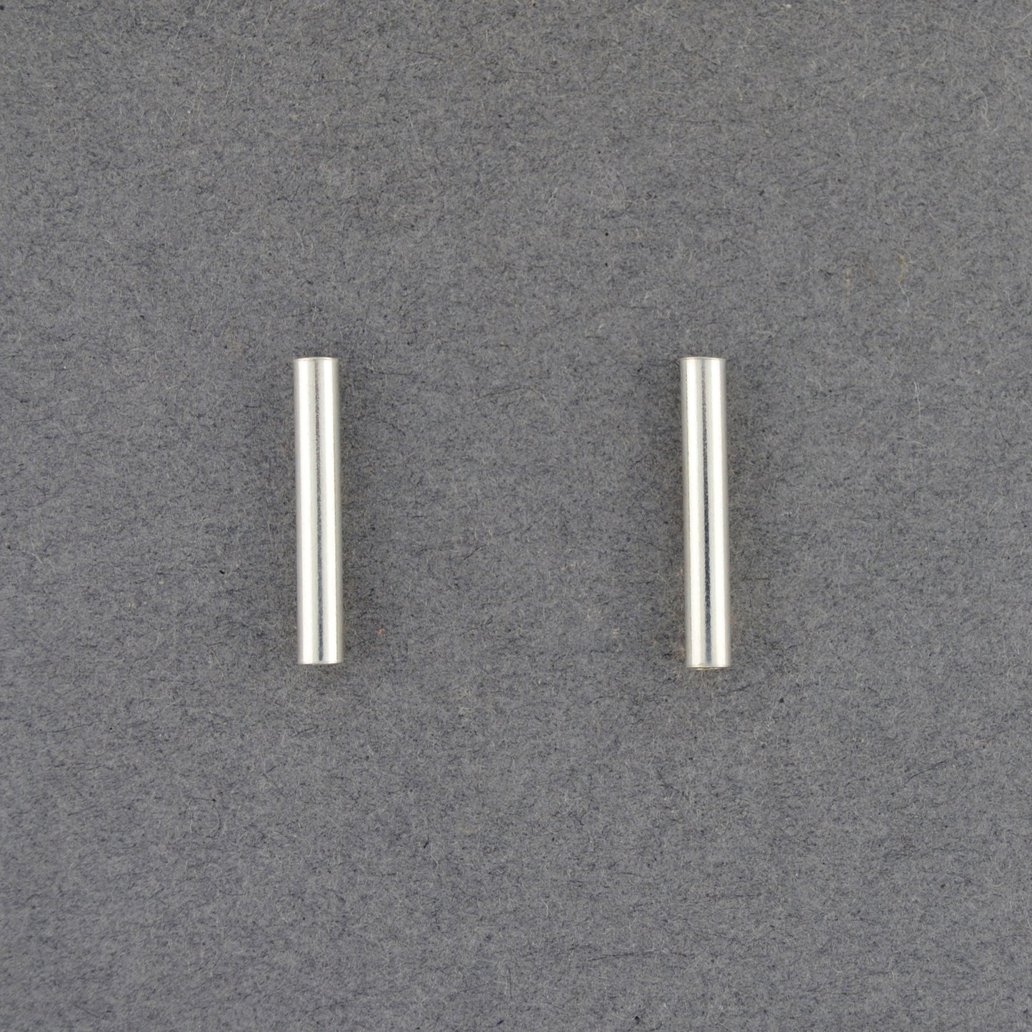 Sterling Silver Cylinder Post Earrings