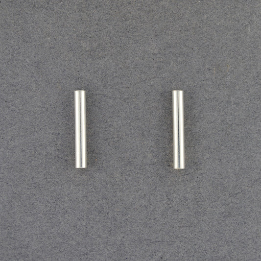 Sterling Silver Cylinder Post Earrings