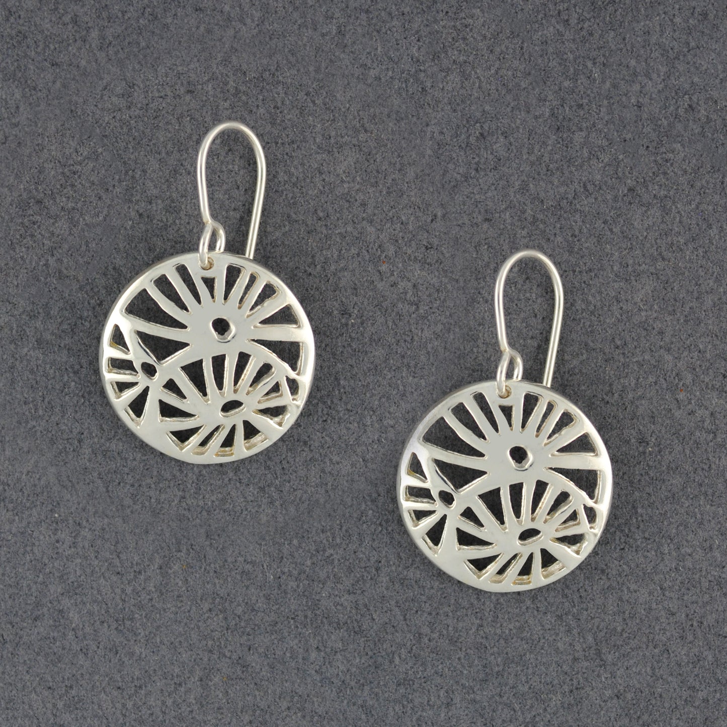 Sterling Silver Abstract Earring