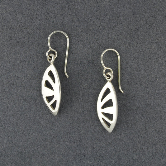 Sterling Silver Cutout Dangle Earrings