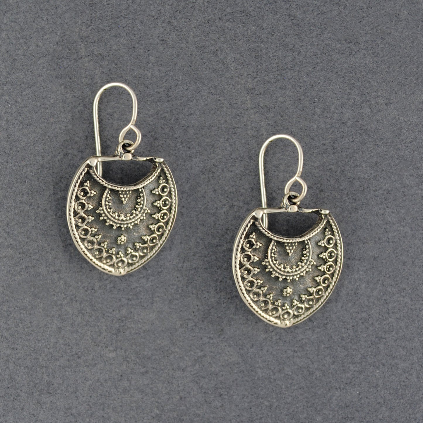 Sterling Silver India Inspired Earrings