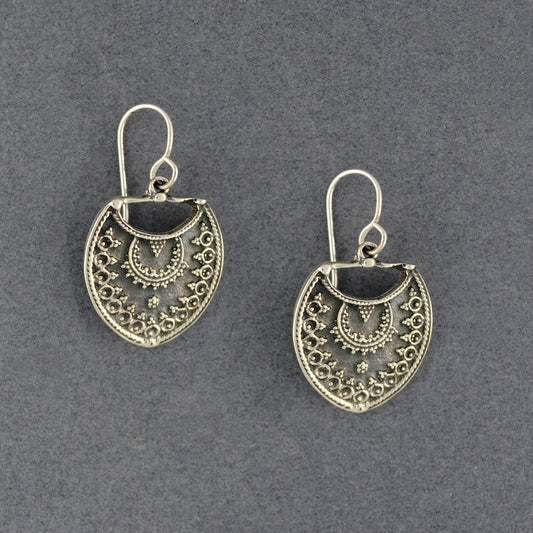 Sterling Silver India Inspired Earrings