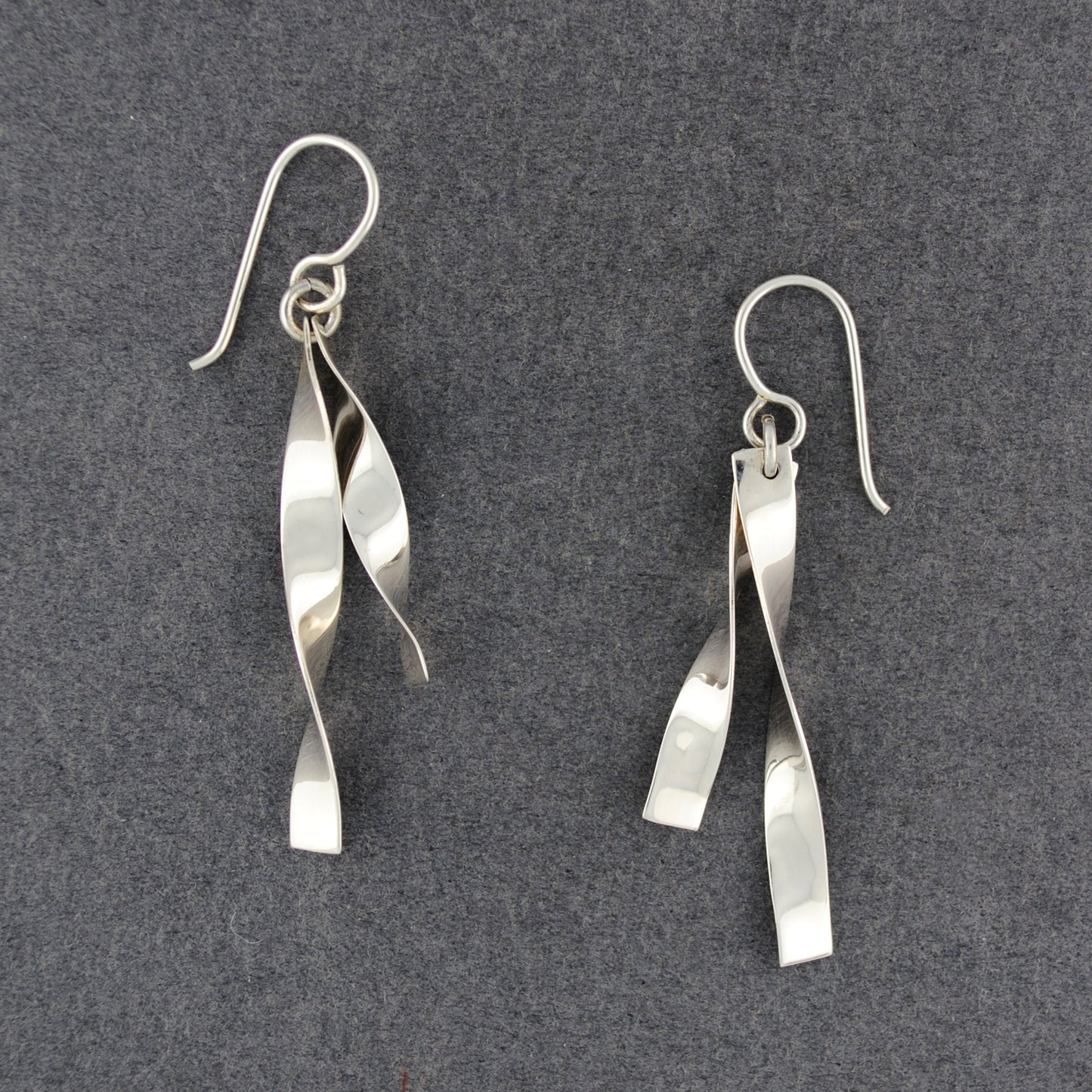 Sterling Silver Double Twist Earrings