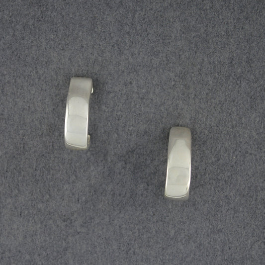 Sterling Silver Small Oval Hoop Earrings