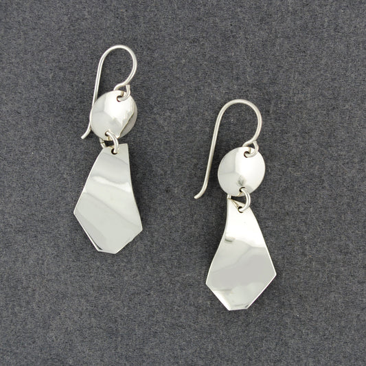 Sterling Silver Wavy Shapes Earrings